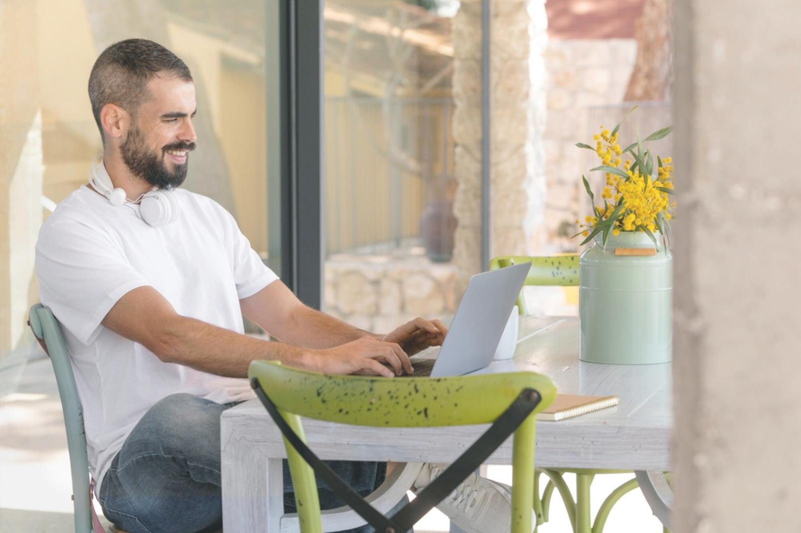Environnement de travail moderne en finance